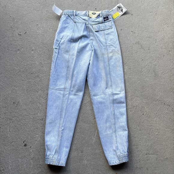 Deadstock 90s Dockers Jeans 28x30 Pleated Denim Levi’s Baggy Acid Wash Vintage - Picture 9 of 14